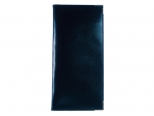 Luxury Leather Lines zakagenda 2024 met blauwe omslag / wit papier